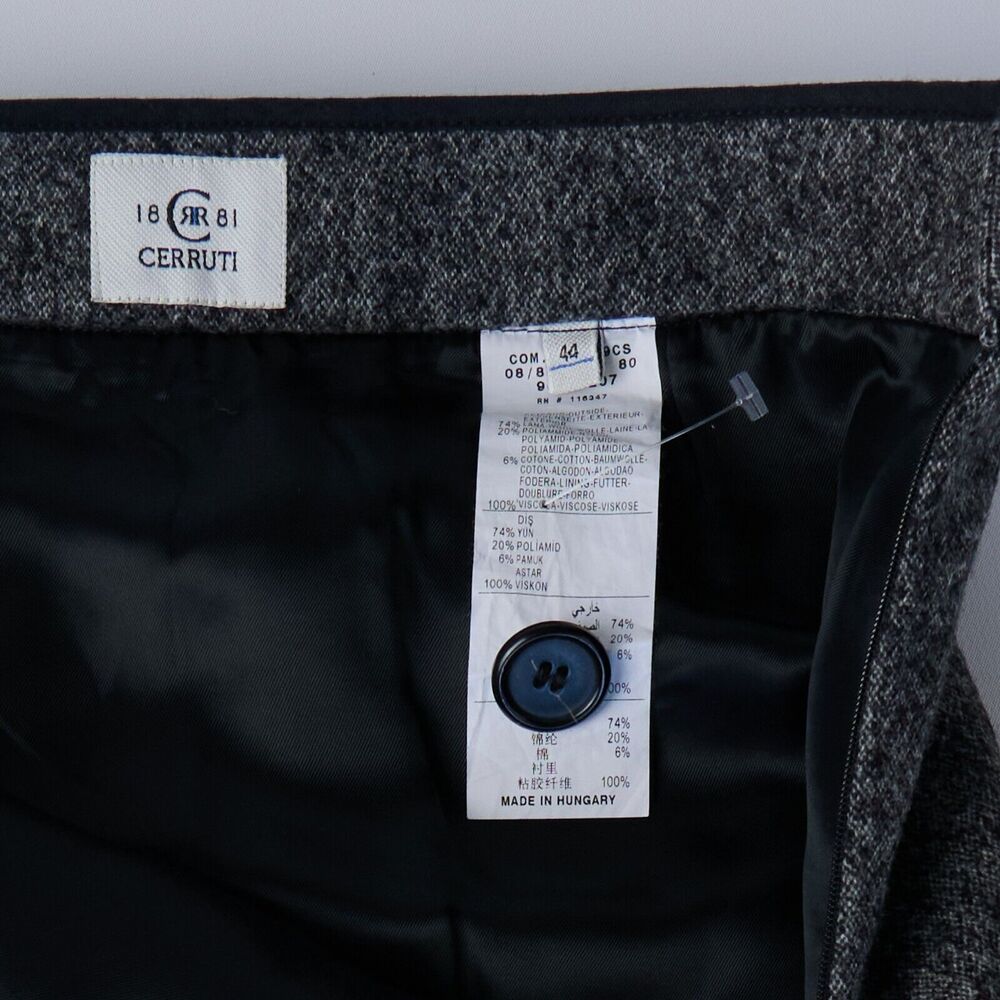 Cerruti 1881 A-Line Skirt Womens 10 Wool Academia Minimalist Office Siren Y2K - Picture 5 of 7
